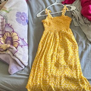 Diane Von Furstenberg Yellow and White Kids Dress